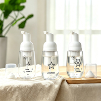 Flacon pompe airless en PETG de forme spéciale pour mousse, sérigraphié, pour savon liquide, nettoyant visage, shampoing, mousse, avec logo personnalisé