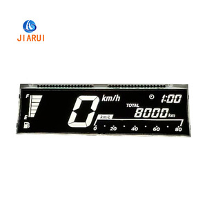 Nhà máy tùy chỉnh <span class=keywords><strong>7</strong></span> đoạn <span class=keywords><strong>LCD</strong></span> hiển thị bấm vào 125i 150i xe máy đồng hồ tốc độ thu nhỏ Màn hình <span class=keywords><strong>LCD</strong></span> điện xe tay ga 2.<span class=keywords><strong>7</strong></span>-5V - Product Image 1