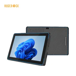 OEM W105 Business 5000mAh Window 10 Barcode Scanner cheap industrial pc 10.1" intrinsically rugged tablet