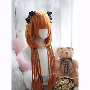 Tête de méduse <span class=keywords><strong>cheveux</strong></span> bouclés blancs perruque pleine tête princesse coupe Lolita argent <span class=keywords><strong>gris</strong></span> Simulation Rose <span class=keywords><strong>cheveux</strong></span> Net perruque de soie haute température - Product Image 5