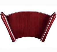 Placas de pared de madera de estilo antiguo Acabado de piano Premio Escudo Exhibición de madera Modelo de tallado Técnica pulida para la decoración del hogar