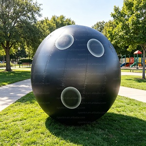 Bola de Bolos Inflable Gigante LED de 11 Pies Personalizada, Bola Deportiva Gigante Luminosa para Salón de Bolos/Decoración Publicitaria de Eventos/Turno de Bolos - Product Image 2