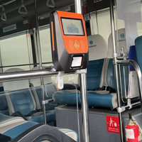Validateur de billet à bord supportant le lecteur NFC et le scanner QR pour la billetterie à bord avec GPS pour la localisation et la vérification de la vitesse