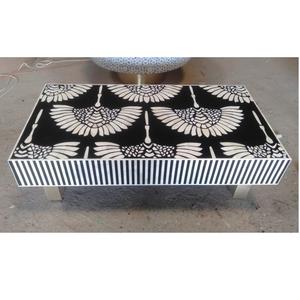 Premium Quality Bone Inlay Coffee <b>Table</b> Handmade by Skilled Artisans for Elegant Home Decoration At Export Quality And Price - Product Image 1