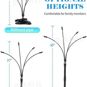 Sistema de Enfriamiento por Nebulización para Exteriores, Rociador con Manguera de Agua, Niebla Fina, Control Manual para Patio y Jardín, 0.1-0.4Mpa - Product Image 2