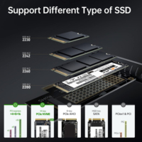 قرص صلب SSD M2 NVMe فائق السرعة، قرص SSD داخلي SATA ABS M.2 NVME للحواسيب المحمولة، 128 جيجابايت برو PCIE 2242 مم 2280 مم 120 جيجابايت SSD 4 قطع