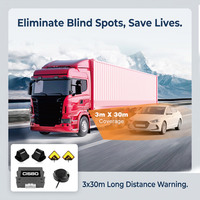 Système de détection d'angle mort par radar pour camion CISBO 77ghz BSD pour l'assistance au changement de voie