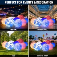 Ballons gonflables géants personnalisés OEM ODM imprimés sur mesure en tissu Oxford, planètes Terre, Lune, Mars, design personnalisé, toutes tailles