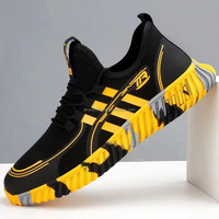 Prix bas Henan personnalisé maille respirant léger faible quantité minimale de commande en Stock chaussures de sport en gros hommes chaussures de course chaussures pour hommes