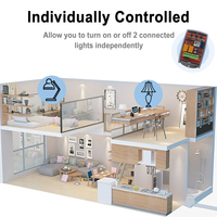Interrupteur de porte intelligent Wifi, récepteur universel de garage, télécommande 2 canaux, contrôleur d'ouverture de portail, émetteur 433mhz, compatible avec Tuya