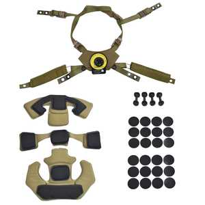 Coussinets de mémoire pour casque multisports, système de suspension de sécurité tactique réglable pour casque <span class=keywords><strong>Wendy</strong></span>, sangle de mentonnière pour casque tactique Mich Fast - Product Image 5