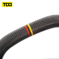 Volant en fibre de carbone véritable TDD compatible avec Nissan Frontier Xe 4x4 Navarra 2004 - 2013