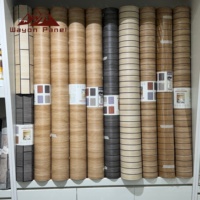 Panneau mural flexible en PVC rainuré Wayon, auto-adhésif, papier peint 3D à effet bois, rouleau facile à installer, à peler et coller, bande rainurée