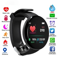 Reloj Inteligente UK8 D18 con Pantalla Táctil TFT, Correa de Silicona, Resistente al Agua IP67, Monitor de Ritmo Cardíaco, Llamadas, Alarma y Reloj