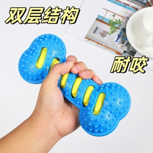 Jouet sonore en TPR pour animaux de compagnie, bâton à mâcher durable de taille moyenne pour chiens, pour la dentition et le jeu - Product Image 1