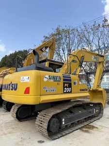 Excavatrice sur chenilles Komatsu PC210 d'occasion 21000 kg, modèle 2024, origine Japon, boîte de vitesses, moteur, roulement et cœur de moteur d'origine, excellent état, garantie 1 an - Product Image 2