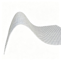 Argile modifiée MCM flexible, ignifuge, couleur personnalisée pour la décoration des murs intérieurs et extérieurs des villas et des hôtels, façade en noix de coco