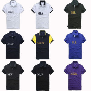 Camiseta Polo Casual de Algodón 100% de Alta Calidad para Hombre, Logotipo Bordado, Camiseta Polo Casual de Oficina para Hombre - Product Image 1