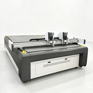 Automatic CNC Knife Cutting Machine Motor Engine Pump Oscillation Cutter 0.1mm Precision <=200mm Thickness Aluminum Vacuum - Product Image 1
