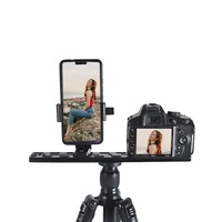 Plaque de montage rapide pour appareil photo reflex en alliage d'aluminium Plaque de retrait rapide pour trépied PU Fast Board Mount Photo Camera Accessories