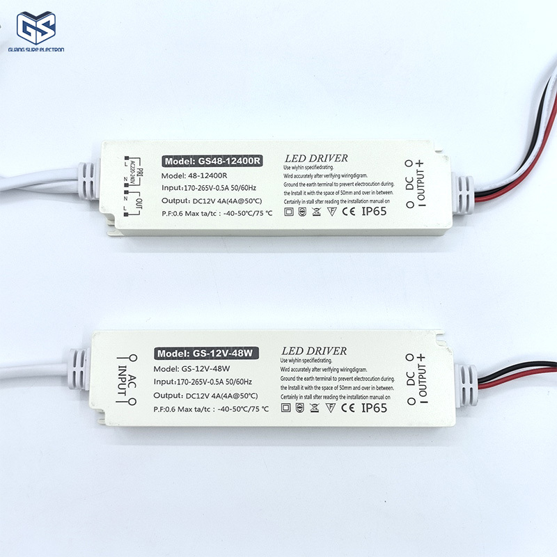 12V 48W 4A Coated Waterproof IP65