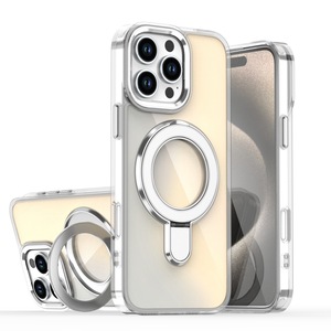 Sáng bóng mạ khung từ trường hợp điện thoại cho Apple iPhone, chống thả bảo vệ bìa cho Samsung - Product Image 4