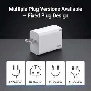 Eco-Friendly Design 45W USB C Wall Charger PD Fast <b>Charging</b> Laptop <b>Adapter</b> with Overvoltage Protection - Product Image 5