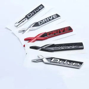 Nouveau Logo <span class=keywords><strong>XDrive</strong></span> 3D en ABS de Remplacement pour Voiture, Emblème de Coffre Arrière et Aile, Autocollants de Style pour <span class=keywords><strong>X1</strong></span>-X7 <span class=keywords><strong>E84</strong></span>/F48/F25/G01/F15/E71 - Product Image 1