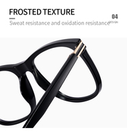Lunettes optiques carrées 93555 pour hommes, lunettes anti-lumière bleue 2026 pour femmes, lunettes d'ordinateur transparentes, montures de lunettes optiques tendance