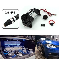 Kit de compresseur de suspension pneumatique universel 12V 480c 200 PSI SORTIE 3/8&1/4 NPT Compresseur/pompe de suspension pneumatique pour voiture