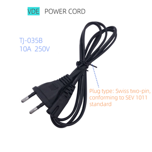 Vde Euro cee7/16 cắm IEC 320 C5 dây nguồn AC Adapter cho máy tính cho máy tính xách tay & máy tính xách tay - Product Image 2
