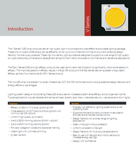 LED COB Bridgelux BXRE-27G10F0-A-83 d'origine, blanc chaud 2700K, 300mA, 34,5V, 120 °   Haute efficacité - Product Image 2