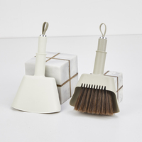 Nouveau design 2026 – Ensemble balayette et pelle à poussière miniatures en plastique pour clavier, balayette à poils rigides, pelle de nettoyage, brosse de nettoyage domestique
