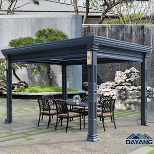 Pérgola Bioclimática de Aluminio <span class=keywords><strong>Airfun</strong></span> con Revestimiento en Polvo Resistente a la Corrosión y a los Rayos UV, Fácil de Montar en Exteriores - Product Image 3