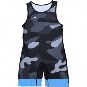 Trajes de Lucha Personalizados FOXA 2026 para Hombre, Impresión Digital, 200gsm, Spandex/Poliéster, Logotipo en la Espalda, Servicio OEM - Product Image 3