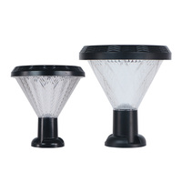 Lampes solaires LED d'extérieur modernes KCD Degree Garden Landscape Pillar Lamps RGB+CCT intelligentes basse tension 3-en-1 pour jardin