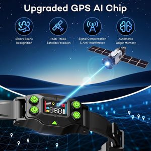 Collier Électrique Sans Fil Auotac GPS pour Chien, Clôture Virtuelle Rechargeable, Portée 25-999 Yards, Étanche IPX7, pour Chiens de Taille Moyenne à Grande - Product Image 2