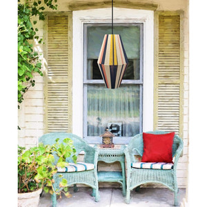 KYOTO-4800-2 YARN-<b>SHADE</b>, Colorful Handmade Lamp <b>shade</b>, Pendant <b>Light</b>. - Product Image 4