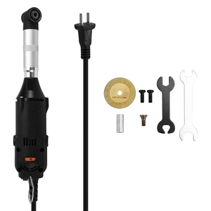 Moedor Reto de Alta Potência com Eixo Longo, 90 °   Esmerilhadeira Elétrica de Cotovelo com Disco de Corte e Chaves - Product Image 1