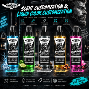 Coffret Cadeau Premium pour Soins de la <span class=keywords><strong>Barbe</strong></span> Professionnels pour les Boutiques de Soins Masculins – <span class=keywords><strong>Ensemble</strong></span> Naturel de Lavage, Après-shampoing, Huile et Baume pour <span class=keywords><strong>Barbe</strong></span> - Product Image 6