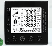 Compteur d'énergie intelligent multifonction 3 phases 96*96mm RS485 Modbus RTU avec transformateur de courant 5A CT pour panneau de puissance multifonction