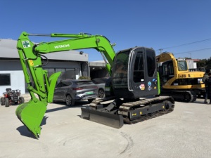 Mini-pelles sur chenilles ZX75 de 7 tonnes en bon état Boutique Hitachi ZX75UR Excavatrice d'occasion de petite construction Machines d'occasion - Product Image 4