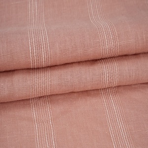 Tissu Jacquard en Lin Pur 100% Tissé à la Main, Écologique et Durable, à Rayures <span class=keywords><strong>Lino</strong></span>, avec Fil Hautement Torsadé, Idéal pour Vêtements et Costumes - Product Image 2