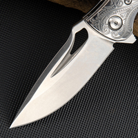 M390 Poeder Staal Edc Mes Outdoor Draagbare Hoge Hardheid Handgemaakte Fruit Messen Camping Folding Pocket Mes Met Schede