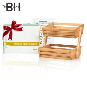Panier à <span class=keywords><strong>fruits</strong></span> en bambou-comptoir <span class=keywords><strong>de</strong></span> cuisine à 2 niveaux, bol à <span class=keywords><strong>fruits</strong></span> et support, support <span class=keywords><strong>de</strong></span> stockage <span class=keywords><strong>de</strong></span> <span class=keywords><strong>fruits</strong></span> et légumes - Product Image 3