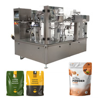 Machine d'emballage automatique PLC motorisée pour le remplissage, l'emballage et la scellage de sacs préformés pour le tabac et les produits chimiques – Usine chinoise