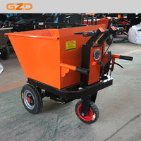 Chariot à batterie Petit camion à benne basculante à 3 roues Dumper en béton Chantiers de construction Chine Mini Dumper