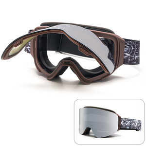 <span class=keywords><strong>2025</strong></span> <span class=keywords><strong>New</strong></span> ngoài trời Thạc sĩ kính chống sương mù theo toa photochromic ống kính Snowboard kính lật lên trượt tuyết kính cho phụ nữ người đàn ông - Product Image 3