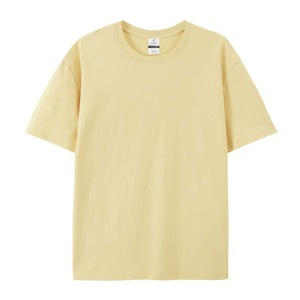 T-shirt personnalisé en coton 100% lourd 220G, OEM ODM, coupe ample unisexe, col rond, manches courtes, avec logo - Product Image 6