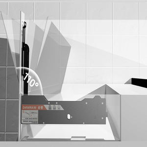 Cierre Magnético Automático con Resorte para Puertas <span class=keywords><strong>de</strong></span> Plástico, Amortiguador <span class=keywords><strong>de</strong></span> Rebote ABS, Retenedor Ajustable para Gabinetes - Product Image 1